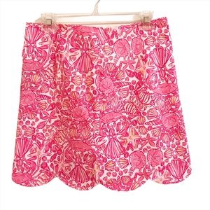 Lilly Pulitzer Lynnie Skirt Sailors Valentine NWT